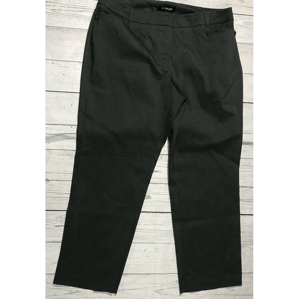 Lane Bryant Women's Grey Capri Pants 22